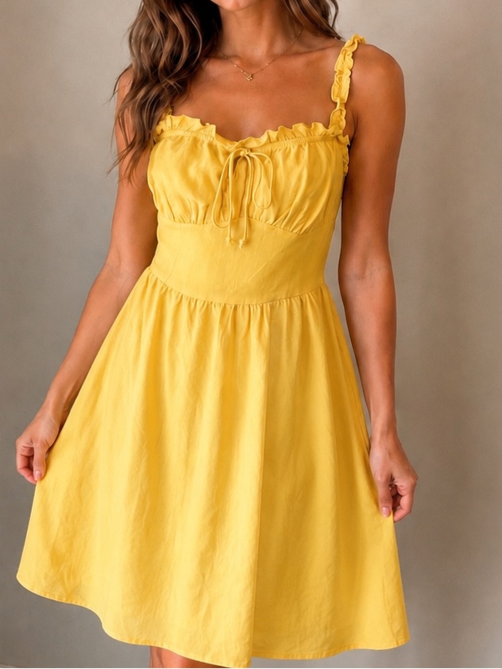 Sienna Sky Linen Blend Dress